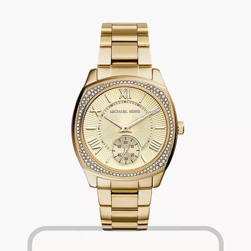 Michael Kors(MK) Bryn Gold Dial Gold-tone Ladies Watch- MK6134